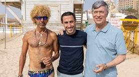 אבשלום קור עמית דדוש ואלי פיניש, צילום: אוהד ארידן